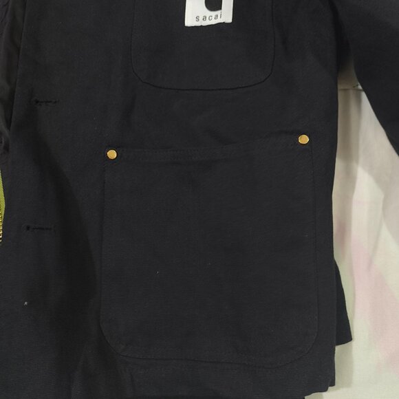 Carhartt x Sacai Black Faux Two-Piece Jacket - Picture 12 of 14